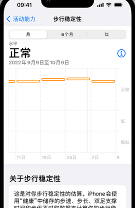 平桥iPhone手机维修如何在iPhone开启'步行稳定性通知'