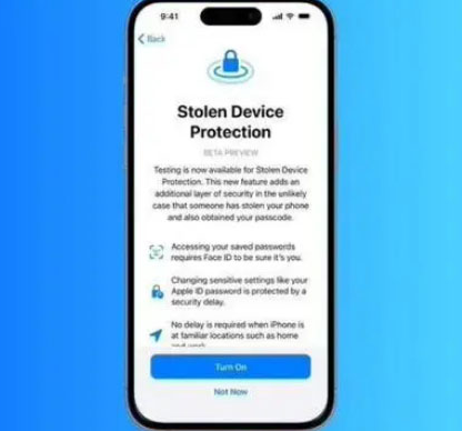 平桥苹果授权维修店分享被盗设备保护功能开启方法 