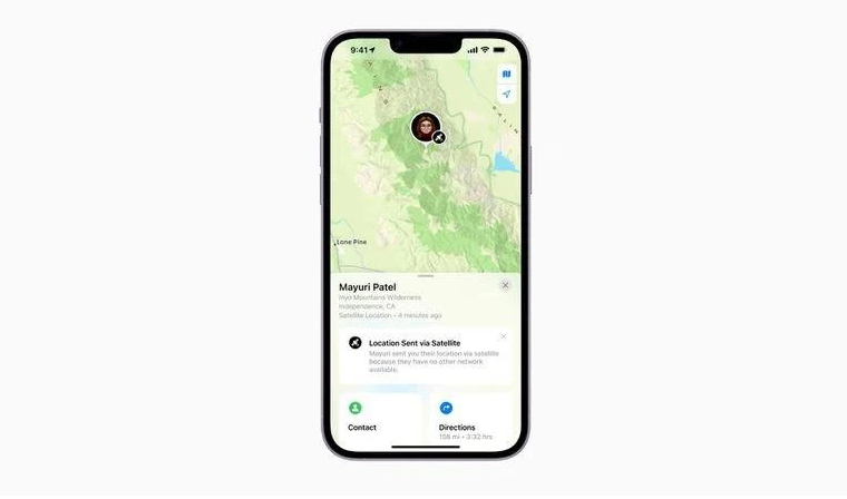 平桥苹果14维修分享iPhone14系列中 FindMy功能通过卫星分享位置方法教程 