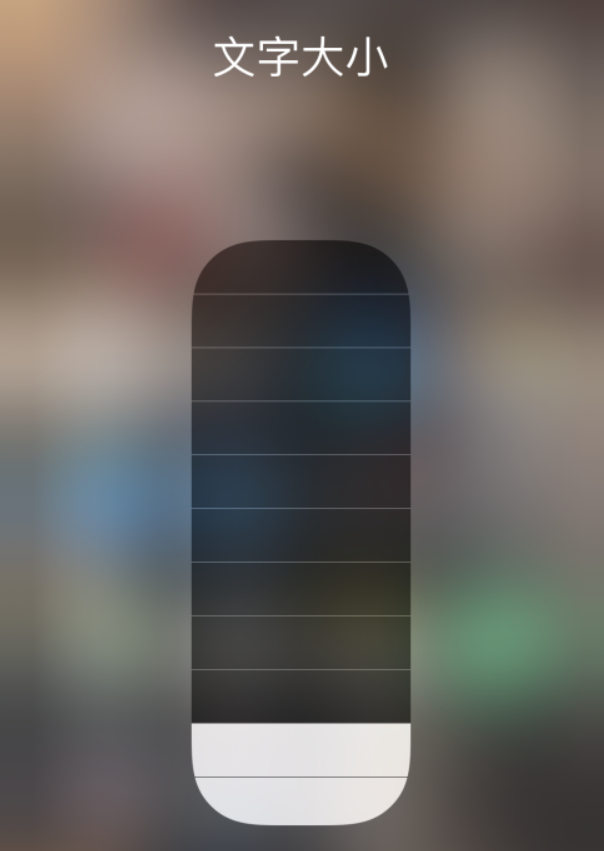 平桥苹果手机维修分享小技巧：在 iPhone 控制中心快速调节字体大小 